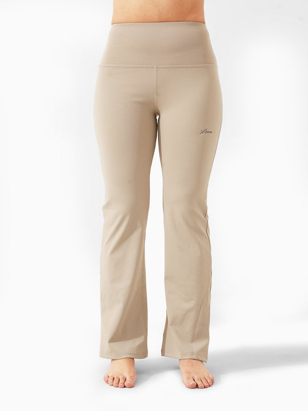 Active Flare Legging In Beige